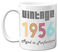 Stuff4 68th Birthday Gifts for Men Women - 1956 Vintage Coffee Mug, 11oz Ceramic Dishwasher Safe Mugs, Best Friend Mug for Birthday or Christmas, Funny 68th Birthday Gifts for Him Her