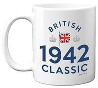 Stuff4 83rd Birthday Gifts for Men Women - 1942 British Classic Coffee Mug - Best Friend Mug for Birthday Presents Christmas, 83 Birthday Keepsake for Him Her, 11oz Ceramic Dishwasher Safe Mugs