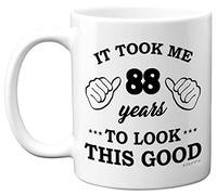 Stuff4 88th Birthday Gifts for Women and Men, Birthday Mug for 88 Year Old