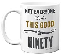 Stuff4 90th Birthday Gifts for Women and Men, Not Everyone Looks This, Mug