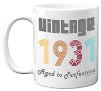 Stuff4 94th Birthday Gifts for Men Women - 1931 Vintage Coffee Mug, 11oz Ceramic Dishwasher Safe Mugs, Grandad Mug for Birthday or Christmas, Funny 94th Gifts for Him Her