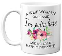 Stuff4 Retirement Gifts for Women, A Wise Women Mug, Funny Mugs for Women, 11oz Ceramic Dishwasher Safe Coffee Mugs, Leaving Gifts for Colleagues, Christmas, Birthday and Christmas