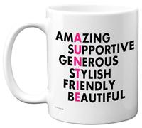 Stuff4 Auntie Gifts - Family Acronym Mug - Happy Birthday Gifts for Auntie from Nephew Niece, Wordplay Birthday Mothers Day Presents, 11oz Ceramic Dishwasher Safe Premium Mugs