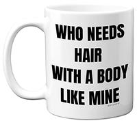 Stuff4 Bald Mug - Funny Birthday Gifts for Him, Novelty 11oz Ceramic Dishwasher Safe Mugs, Baldi Gift for Men, Dad Birthday Gifts, Christmas, Fathers Day, Men