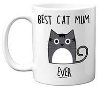 Stuff4 Best Cat Mum Ever Mug, Cat Gifts for Women