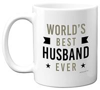 Stuff4 Birthday Gift for Him - Worlds Best Husband Ever Mug - Birthday Wedding Anniversary Mug for Husband from Wife, Special Him, Valentines Presents, 11oz Ceramic Dishwasher Safe