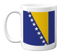 Stuff4 Bosnia and Herzegovina Mug, National Flag Design