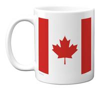Stuff4 Canada Mug - Bold Canadian Flag Design - Patriotic Maple Leaf Novelty - 11oz Ceramic Gloss Mug