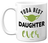 Stuff4 Daughter Gifts, Yoda Best - 11oz Ceramic Dishwasher Safe Coffee Mugs, Daughter Mugs, Gifts for for from Mothers, Special