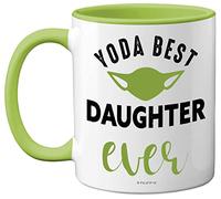 Stuff4 Daughter Yoda Best 11oz Ceramic Dishwasher Safe Coffee Mug - Gift from Mothers