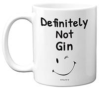 Stuff4 Definitely Not Gin Funny Mugs, Gin Gift