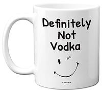 Stuff4 Definitely Not Vodka Funny Mugs, 11oz Ceramic Dishwasher Safe Premium Mugs, Vodka Gift, Office Gifts for Women, for Men, Funny Work Mug