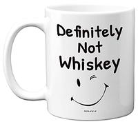 Stuff4 Definitely Not Whiskey Funny Mugs, 11oz Ceramic Dishwasher Safe Premium Mugs, Whiskey Gift, Office Gifts for Women, Rum for Men, Funny Work Mug