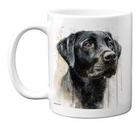 Stuff4 Dog Lover Gifts - Black Labrador Retriever Mug - Novelty Gifts for Friend Family from Relative Friend, Dog Owner Birthday Presents, Fun Bday Presents, 11oz Ceramic Dishwasher Safe Premium Mugs