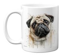 Stuff4 Dog Lover Gifts - Pug Mug - Novelty Gifts for Friend Family from Relative Friend, Dog Owner Birthday Presents, Fun Bday Presents, 11oz Ceramic Dishwasher Safe Premium Mugs