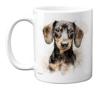 Stuff4 Dog Lover Gifts - Smooth-Haired Dachshund Mug - Novelty Gifts for Friend Family from Relative Friend, Dog Owner Birthday Presents, Fun Bday Presents, 11oz Ceramic Dishwasher Safe Premium Mugs