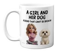 Stuff4 Dog Lover, Maltese Mug | Novelty Gifts for Friend Family from Relative Friend, Dog Owner Birthday Presents, Fun Bday Presents