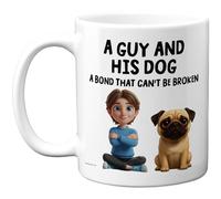 Stuff4 Dog Lover, Pug Mug Dog Owner Birthday Presents