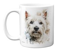Dog Lover Gifts - West Highland White Terrier Mug - Novelty Gifts for Friend Family from Relative Friend, Dog Owner Birthday Presents, Fun Bday Presents, 11oz Ceramic Dishwasher Safe Premium Mugs
