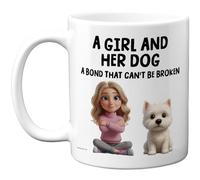 Stuff4 Dog Lover, West Highland White Terrier Mug | Novelty Gifts for Friend Family from Relative Friend, Dog Owner Birthday Presents, Fun Bday Presents