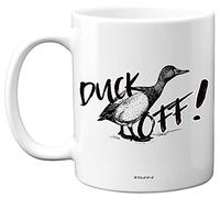 Stuff4 Duck Off Mug, Sorry Your Leaving Gifts