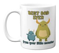 Stuff4 Father's Day Mug for Dad, Cute Monster Family Design