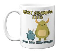 Stuff4 Father's Day Mug for Grandpa, Cute Monsters Family Design