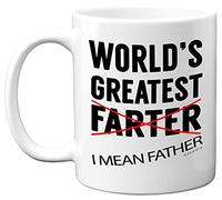 Stuff4 Fathers Day Novelty Funny Mug, Greatest Farter Mug, Birthday Gifts For Dad, 11oz Ceramic Dishwasher Safe Mugs. Daddy Birthday Gifts, Hug in a Mug Gifts for Dad on His Birthday from Son Daughter