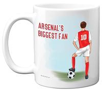 Stuff4 Football Mug Gift for Arsenal Fans, Footy Biggest Fan | Happy Birthday Mugs Present Gifts for Son Dad Brother Uncle Colleague Friend Cousin
