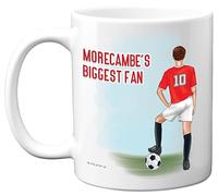 Stuff4 Football Mug Gift for Morecambe Fans, Footy Biggest Fan
