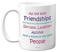 Friendship Mug - All The Best Friendships - Friendship Gift, Friends Cup, Friends Mug, Gifts for Friends Women Funny, Funny Friendship Gifts, 11oz Novelty Friendship Mugs, Best Friend Mugs for Women