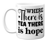 Stuff4 Fun Tea/Coffee Gifts - Where Theres Tea - Novelty Gifts for Friends Colleague from Colleague Friends, Birthday Presents, Fun Bday Presents, 11oz Ceramic Dishwasher Safe Premium Mugs