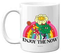 Stuff4 Funny Birthday Mug - Enjoy The Now - Fun Birthday Gifts for Her Him, Novelty 11oz Ceramic Dishwasher Safe Mugs, Gift for Women Men, Dad Mum Birthday,Christmas Mothers Day, Fathers Day