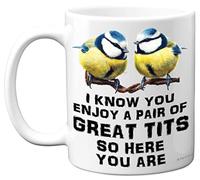Stuff4 Funny Birthday Mug for Men Him - Great Pair - Rude Birthday Mugs Present Gifts for Dad Uncle Grandad Grandpa Uncle Brother Son Cousin, 11oz Ceramic Coffee Humour Joke Man Banter Cup