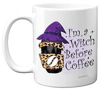Stuff4 Funny Birthday Mug - Witch Before Coffee - Mugs Gift for Women Men, Dad Present, Mum Gifts, Christmas Novelty 11oz Ceramic Dishwasher Safe