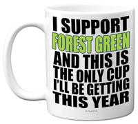 Funny Football Mug Gift for Forest Green Fans - Footy Only Cup - Joke Xmas Birthday Mugs Present Gifts for Son Dad Brother Uncle Colleague Friend Cousin, 11oz Ceramic Dishwasher Safe Coffee Tea Cup