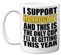 Stuff4 Funny Football Mug Gift for Harrogate Fans, Footy Only Cup | Joke Xmas Birthday Mugs Present Gifts for Son Dad Brother Uncle Colleague Friend Cousin