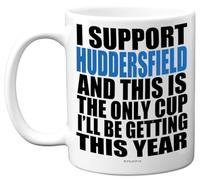Stuff4 Funny Football Mug Gift for Huddersfield Fans, Footy Only Cup