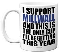 Stuff4 Funny Football Mug Gift for Millwall Fans, Footy Only Cup | Joke Xmas Birthday Mugs Present Gifts for Son Dad Brother Uncle Colleague Friend Cousin