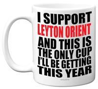 Stuff4 Funny Football Mug Gift for Orient Fans - Footy Only Cup - Joke Xmas Birthday Mugs Present Gifts for Son Dad Brother Uncle Colleague Friend Cousin, 11oz Ceramic Dishwasher Safe Coffee Tea Cup