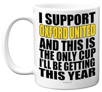 Stuff4 Funny Football Mug Gift for Oxford Fans - Footy Only Cup - Joke Xmas Birthday Mugs Present Gifts for Son Dad Brother Uncle Colleague Friend Cousin, 11oz Ceramic Dishwasher Safe Coffee Tea Cup