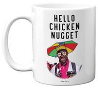 Stuff4 Funny Mugs - Hello Chicken Nugget Mug - Joke Novelty Gifts for Men, Rude Meme Mug, Funny Gifts for Women, Birthday Him Her, 11oz Ceramic Dishwasher Safe
