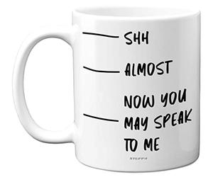 Stuff4 Funny Novelty Gifts - Now You May Speak- 11oz Ceramic Dishwasher Safe Premium Mugs, Silly Secret Santa Presents, Christmas Mugs for Adults, Birthday Gift