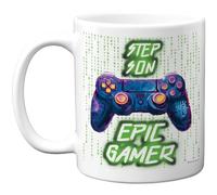 Stuff4 Gaming Gifts - Epic Gamer - Novelty Gifts for Step Son from Dad Mum, Gamer Birthday Presents, Fun Bday Presents, 11oz Ceramic Dishwasher Safe Premium Mugs