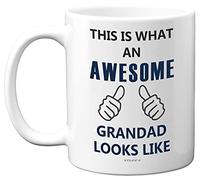 Stuff4 Grandad Mug - This is What an Awesome Grandad Looks Like Mug Gift - Fathers Day Present, Best Cup, Presents for Fathers Day, Gramps Gifts, Birthday Idea