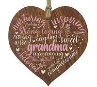 Stuff4 Plaque, Grandma (Dark Wood), 11CM x 11CM