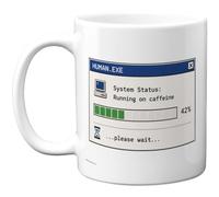 Stuff4 Human. EXE Coffee Mug, Retro Computer Progress Bar Design