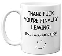 Stuff4 Leaving Gifts for Colleagues Women or Men, Funny Retirement Present Coffee Mug Cup, 11oz Ceramin Mugs and Dishwasher Safe, New Job Gifts, Good Luck Gifts, Leaving Presents for Friend