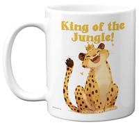 Stuff4 Leopard Gifts - King of The Jungle - Happy Birthday Gifts Leopard Presents, Gift Father's Day, 11oz Ceramic Dishwasher Safe Premium Mugs