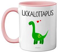 Stuff4 Lesbian Gifts for Girlfriend, Lickalottapus Dinosaur Mug